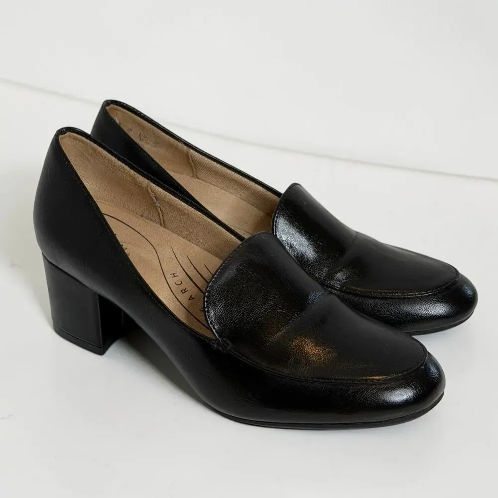 LifeStride Trixie Loafer Pumps Sz 7M Black 2